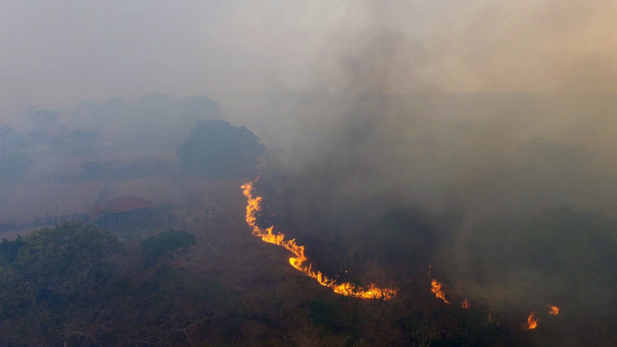 Fogo atinge região de Aracanguá há 2 dias