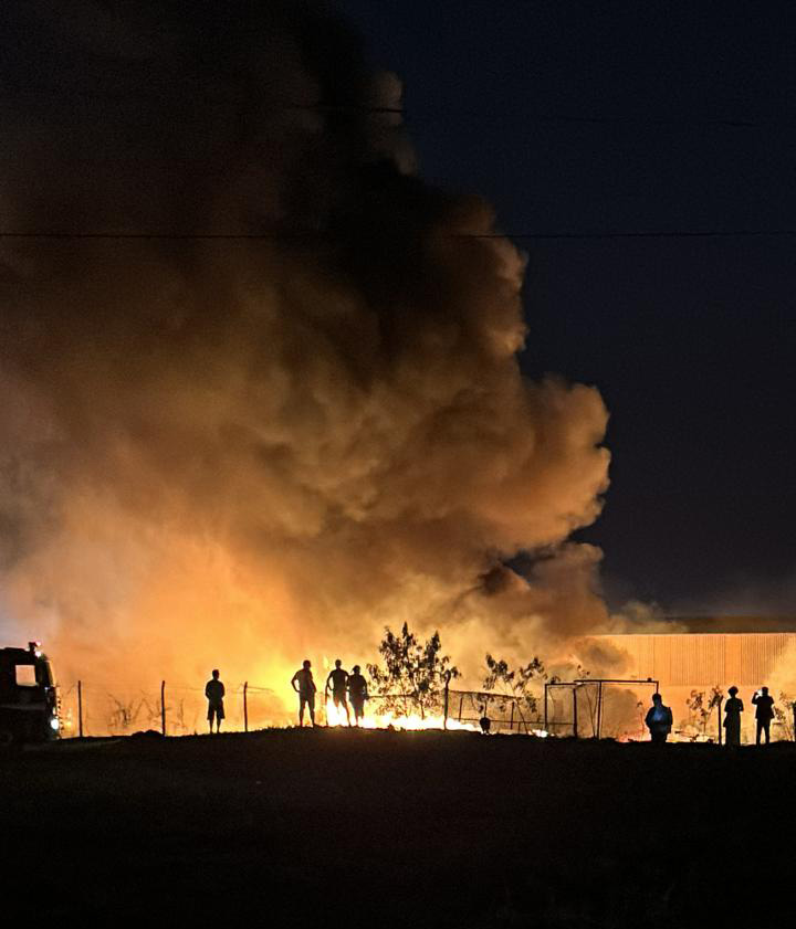 Incêndio atinge empresa de recicláveis em Araçatuba