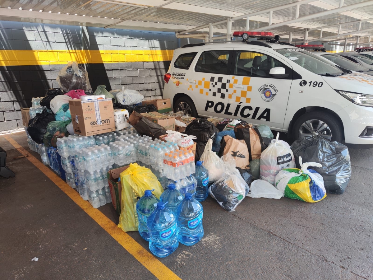 POLÍCIA MILITAR RODOVIÁRIA ENVIA DOAÇÕES EM PROL LITORAL NORTE DE SÃO PAULO