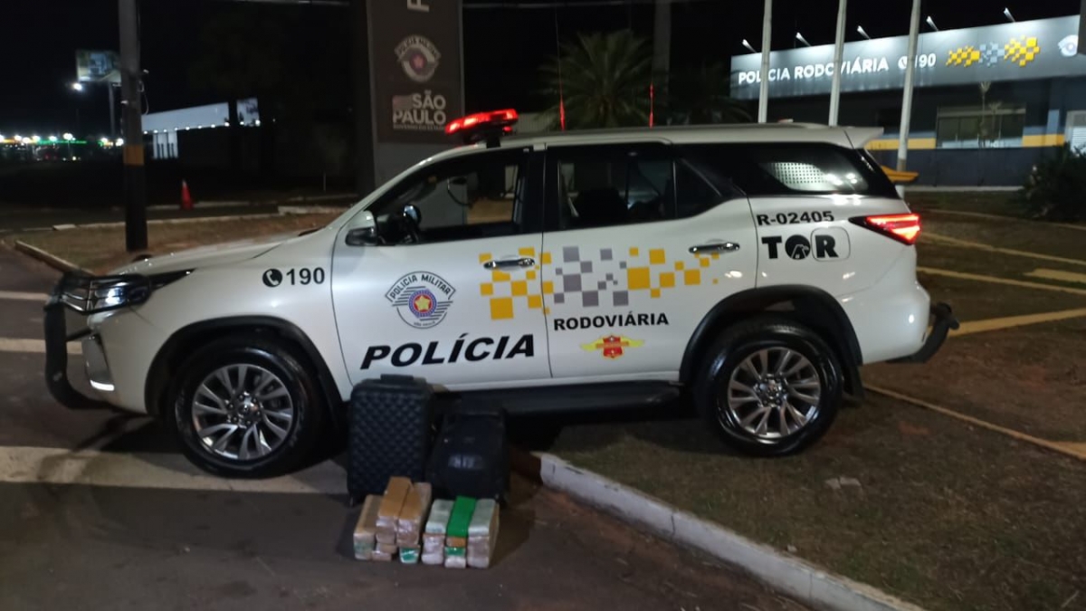 TOR prende homem com 25 tijolos de maconha  em rodovia